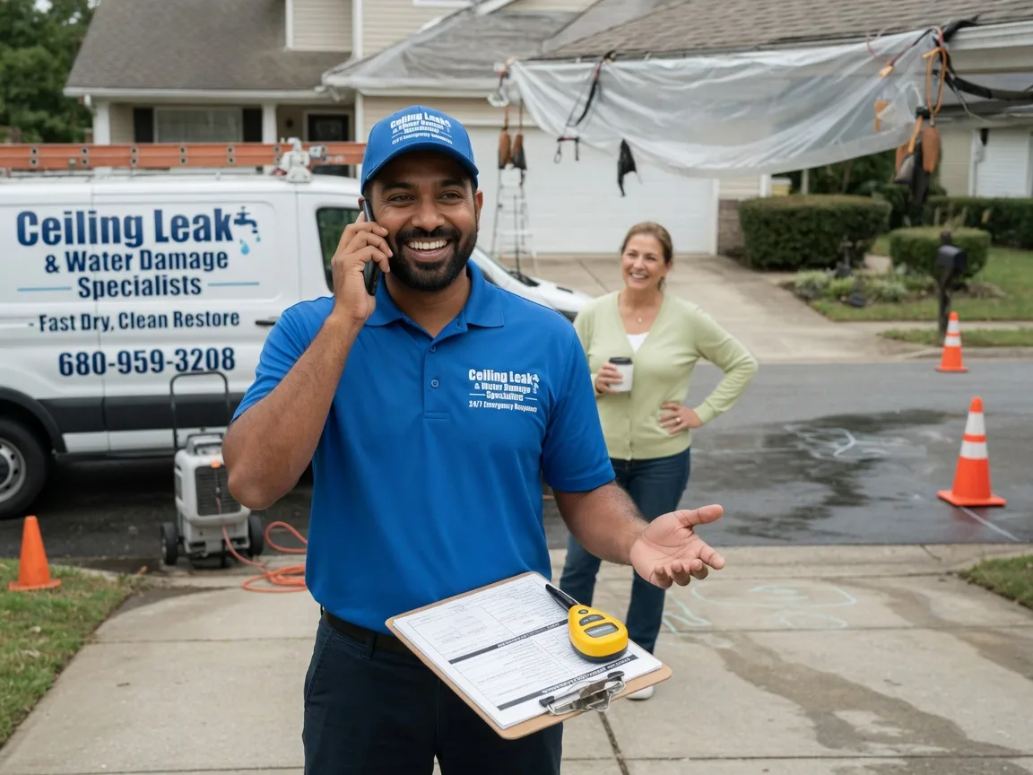 Ceiling Leak Cleanup Bovina, TX FAQs